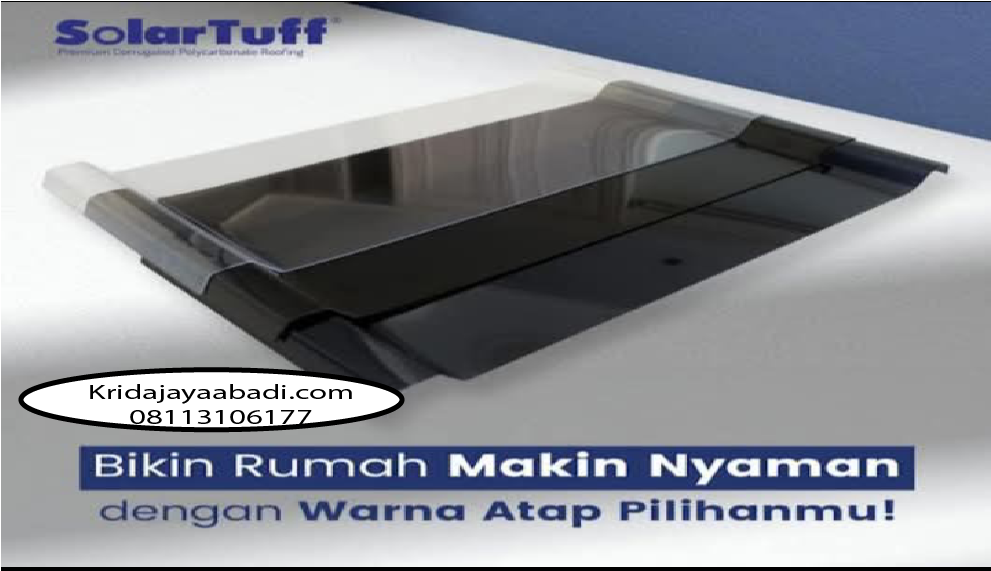 Distributor Atap Solartuff Custom Glaze Surabaya